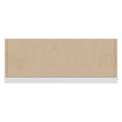 J&K White Shaker S8 Double Door Wall Cabinet - 33" W x 18" H