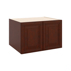 J&K Mahogany J5 Refrigerator Wall Cabinet - 33" W x 21" H x 27" D