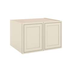 J&K Pearl Glazed H9 Refrigerator Wall Cabinet - 33" W x 21" H x 27" D