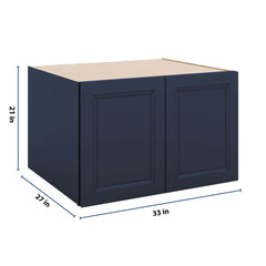 J&K Naval B7 Refrigerator Wall Cabinet - 33" W x 21" H x 27" D