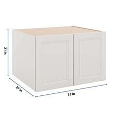 J&K Pure B5 Refrigerator Wall Cabinet - 33" W x 21" H x 27" D