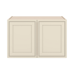J&K Pearl Glazed H9 Refrigerator Wall Cabinet - 33" W x 21" H x 27" D