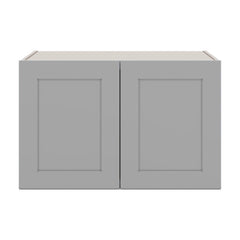 J&K Castle Grey S5 Refrigerator Wall Cabinet - 33" W x 21" H x 27" D
