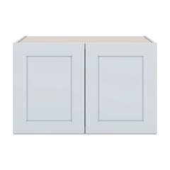 J&K White Shaker S8 Refrigerator Wall Cabinet - 33" W x 21" H x 27" D
