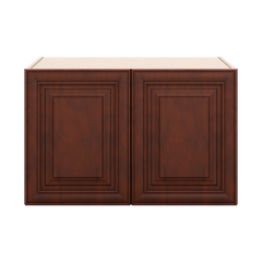 J&K Mahogany J5 Refrigerator Wall Cabinet - 33" W x 21" H x 27" D