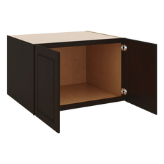 J&K Espresso K8 Refrigerator Wall Cabinet - 33" W x 21" H x 27" D