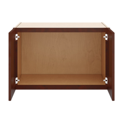 J&K Mahogany J5 Refrigerator Wall Cabinet - 33" W x 21" H x 27" D