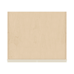 J&K Pearl Glazed H9 Refrigerator Wall Cabinet - 33" W x 21" H x 27" D