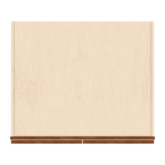 J&K Mocha Glazed K10 Refrigerator Wall Cabinet - 33" W x 21" H x 27" D