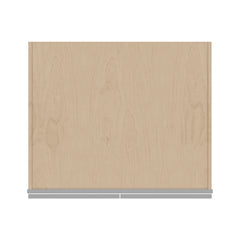 J&K Castle Grey S5 Refrigerator Wall Cabinet - 33" W x 21" H x 27" D