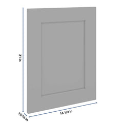 J&K Castle Grey S5 Dummy Door Panel 16 1/2" W x 21" H