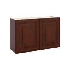J&K Mahogany J5 Double Door Wall Cabinet - 33" W x 21" H