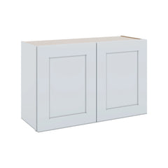 J&K White Shaker S8 Double Door Wall Cabinet - 33" W x 21" H