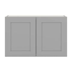 J&K Castle Grey S5 Double Door Wall Cabinet - 33" W x 21" H