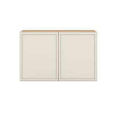 Modernform Cabinet Slim Dove White 33" W X 21" H X 12" D Double Door Wall Cabinet