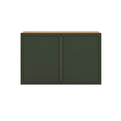 Modernform Cabinet Slim Sage Green 33" W X 21" H X 12" D Double Door Wall Cabinet