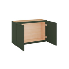 Modernform Cabinet Slim Sage Green 33" W X 21" H X 12" D Double Door Wall Cabinet