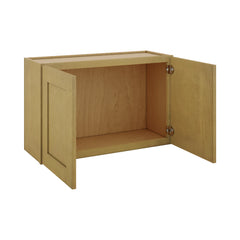 Modernform Cabinet Natural Shaker 33" W X 21" H X 12" D Double Door Wall Cabinet