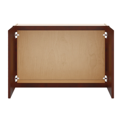 J&K Mahogany J5 Double Door Wall Cabinet - 33" W x 21" H