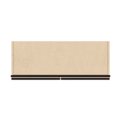 J&K Espresso K8 Double Door Wall Cabinet - 33" W x 21" H