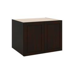 J&K Espresso K8 Refrigerator Wall Cabinet - 33" W x 24" H x 27" D