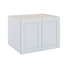 J&K White Shaker S8 Refrigerator Wall Cabinet - 33" W x 24" H x 27" D