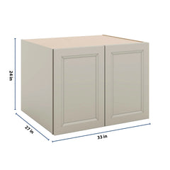 J&K Pebble B6 Refrigerator Wall Cabinet - 33" W x 24" H x 27" D