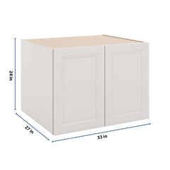 J&K Pure B5 Refrigerator Wall Cabinet - 33" W x 24" H x 27" D