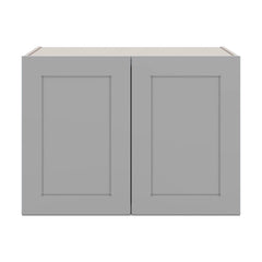 J&K Castle Grey S5 Refrigerator Wall Cabinet - 33" W x 24" H x 27" D