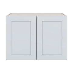 J&K White Shaker S8 Refrigerator Wall Cabinet - 33" W x 24" H x 27" D