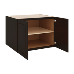 J&K Espresso K8 Refrigerator Wall Cabinet - 33" W x 24" H x 27" D
