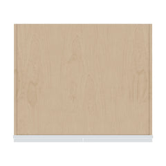 J&K White Shaker S8 Refrigerator Wall Cabinet - 33" W x 24" H x 27" D