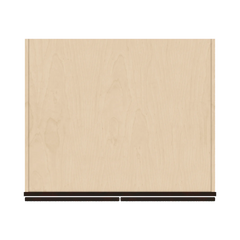 J&K Espresso K8 Refrigerator Wall Cabinet - 33" W x 24" H x 27" D