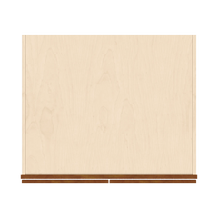 J&K Mocha Glazed K10 Refrigerator Wall Cabinet - 33" W x 24" H x 27" D