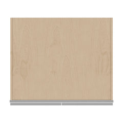 J&K Castle Grey S5 Refrigerator Wall Cabinet - 33" W x 24" H x 27" D