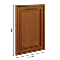 J&K Mocha Glazed K10 Dummy Door Panel 16 1/2" W x 24" H