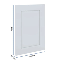 J&K White Shaker S8 Dummy Door Panel 16 1/2" W x 24" H