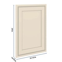 J&K Pearl Glazed H9 Dummy Door Panel 16 1/2" W x 24" H