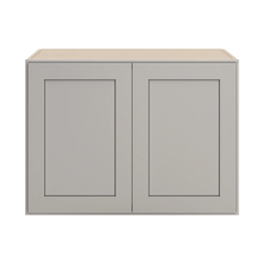 CNC Luxor 5-Piece Misty Grey 33" W X 24" H X 24" D Double Door Wall Cabinet