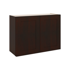 J&K Java Coffee S1 Double Door Wall Cabinet - 33" W x 24" H