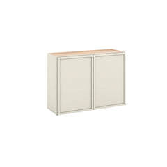 Modernform Cabinet Slim Dove White 33" W X 24" H X 12" D Double Door Wall Cabinet