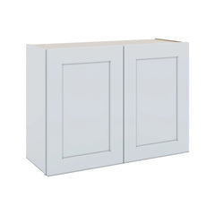 J&K White Shaker S8 Double Door Wall Cabinet - 33" W x 24" H