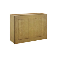 Modernform Cabinet Natural Shaker 33" W X 24" H X 12" D Double Door Wall Cabinet