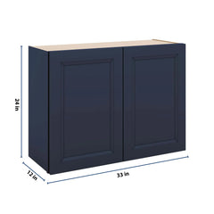 J&K Naval B7 Double Door Wall Cabinet - 33" W x 24" H