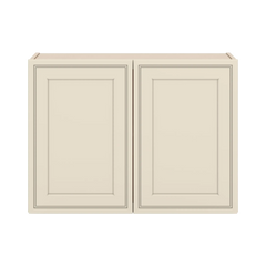 J&K Pearl Glazed H9 Double Door Wall Cabinet - 33" W x 24" H