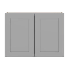 J&K Castle Grey S5 Double Door Wall Cabinet - 33" W x 24" H
