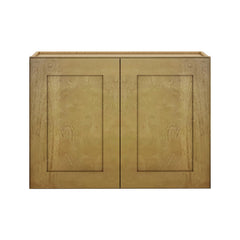Modernform Cabinet Natural Shaker 33" W X 24" H X 12" D Double Door Wall Cabinet