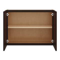 J&K Java Coffee S1 Double Door Wall Cabinet - 33" W x 24" H