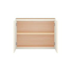 Modernform Cabinet Slim Dove White 33" W X 24" H X 12" D Double Door Wall Cabinet