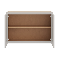 CNC Luxor 5-Piece Misty Grey 33" W X 24" H Double Door Wall Cabinet